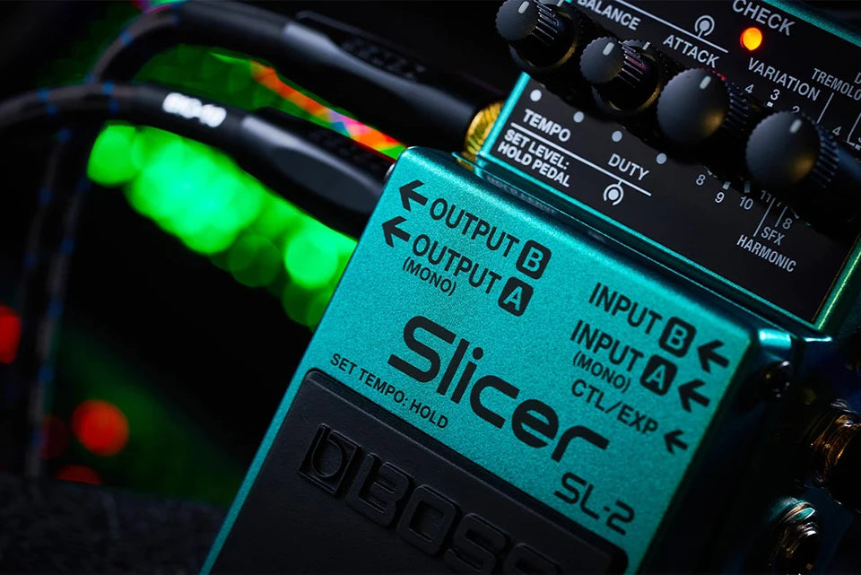 Pedal Slicer BOSS SL-2 – Processador de Padrões de Áudio para Guitarra e Acessórios de Efeito - Pedais
