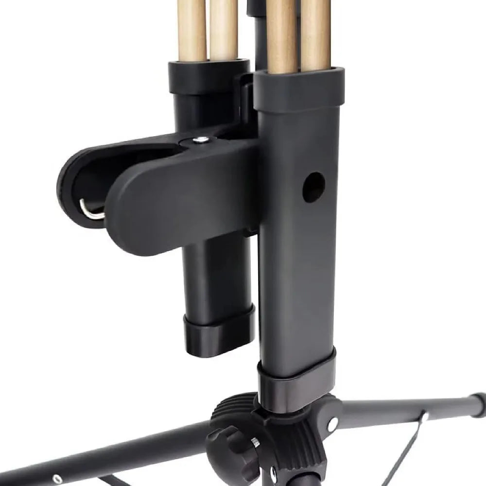 Suporte com Clipe Ajustável para 2 pares de Baquetas - Acessórios percussão