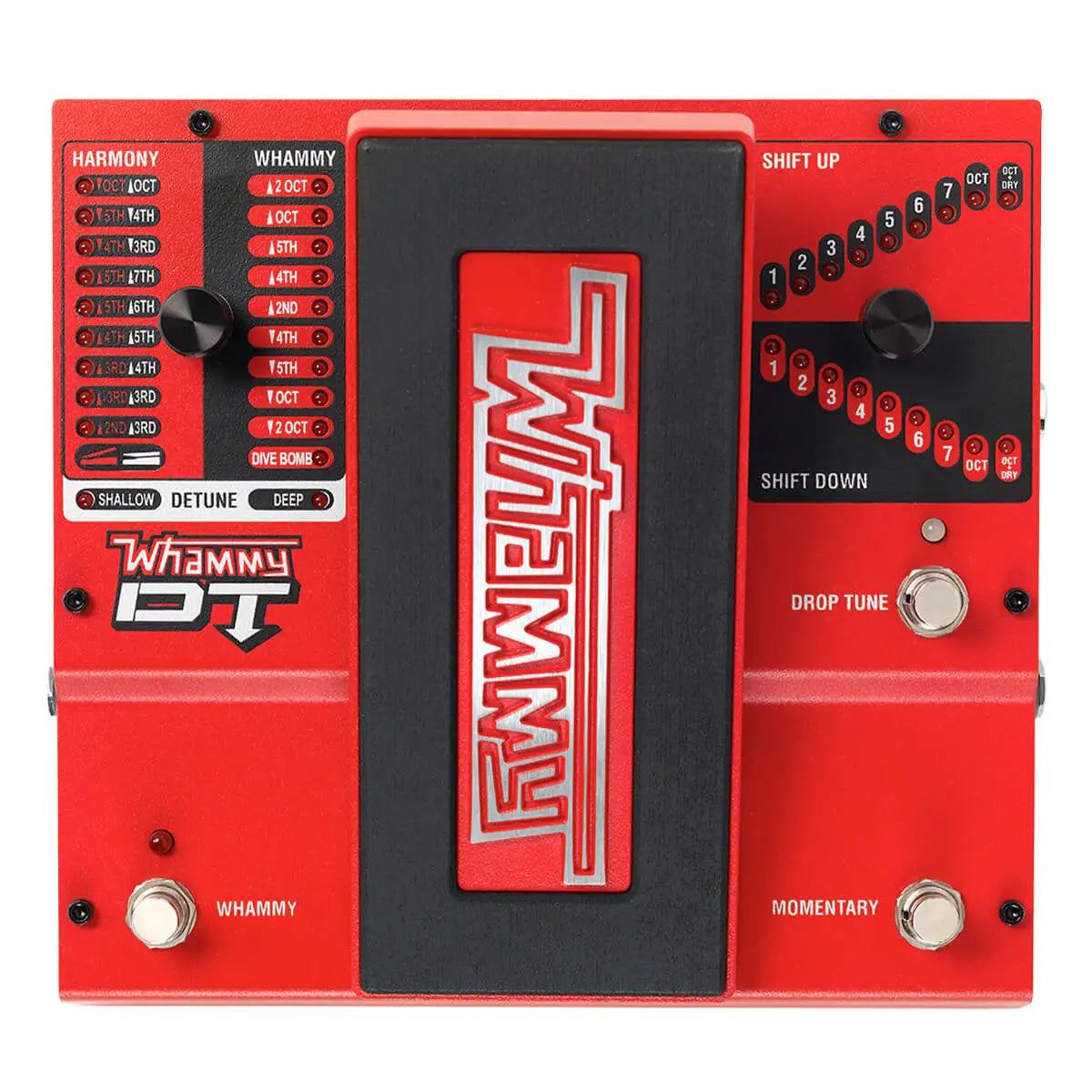 Pedal Whammy DT DigiTech - Pitch Shifting, Drop Tuning e True Bypass - Pedais