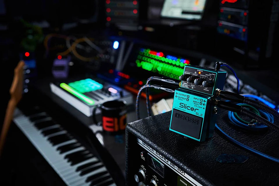 Pedal Slicer BOSS SL-2 – Processador de Padrões de Áudio para Guitarra e Acessórios de Efeito - Pedais