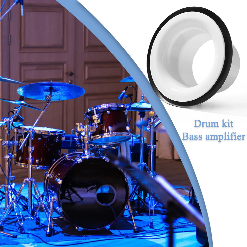 Amplificador de Som para Microfone de Bumbo - Acessório de Proteção para Buraco de Bumbo e Caixa de Som - Acessórios percussão