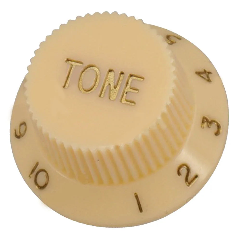 Kit com 3 acabamentos de knobs para Guitarra Strat - 1 de Volume e 2 de Tone para Guitarras ST SQ ou de Tipo Similar - Acessórios cordas