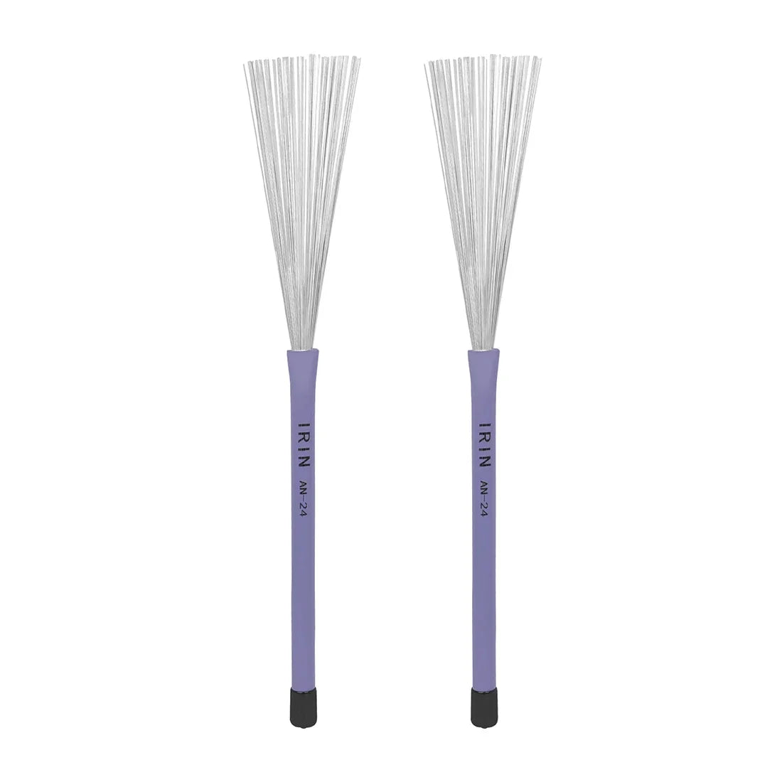 Escova de Tambor Retrátil IRIN Profissional, Escova de Fio para Cajón - Escova Roxa - Acessórios Percussão