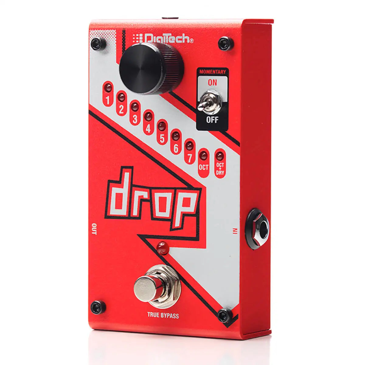 Pedal DIGITECH Drop - Pedal Polifônico Dedicado de Drop Tune com Interruptor Momentâneo/Com Latch - Pedais