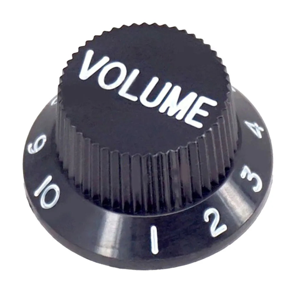 Kit com 3 acabamentos de knobs para Guitarra Strat - 1 de Volume e 2 de Tone para Guitarras ST SQ ou de Tipo Similar - Acessórios cordas
