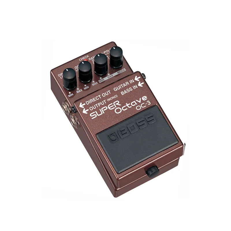 Pedal Octave para Guitarra e Baixo BOSS OC-5 - Modos Super Octave, Polyphonic, Distortion - Pedais