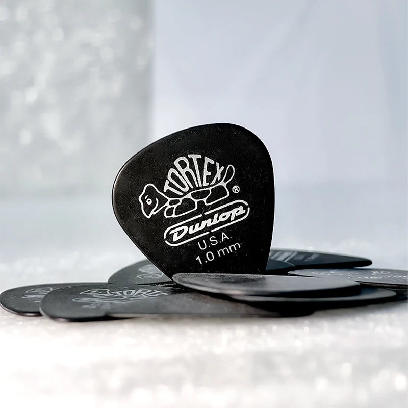Palhetas Dunlop 488R Tortex Pitch Black Standard 0.50/0.60/0.73/0.88/1.0/1.14 mm - Acessórios cordas