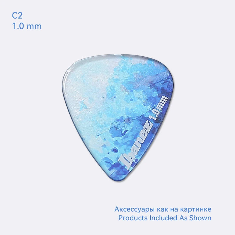 Palhetas de Guitarra Ibanez Série Kaleidoscope - Plectros Transparentes 1.0/1.2 mm - Acessórios Cordas
