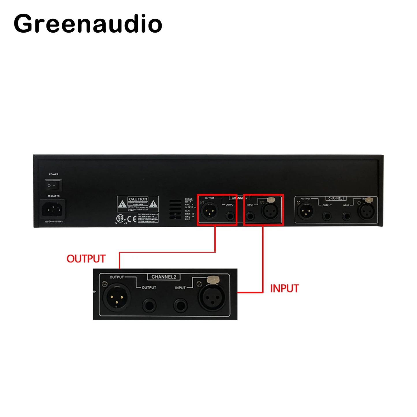 Equalizador Profissional de 31 Bandas Dual Channel GAX-231S - Palco, Conferências, Performances e KTV - Periféricos