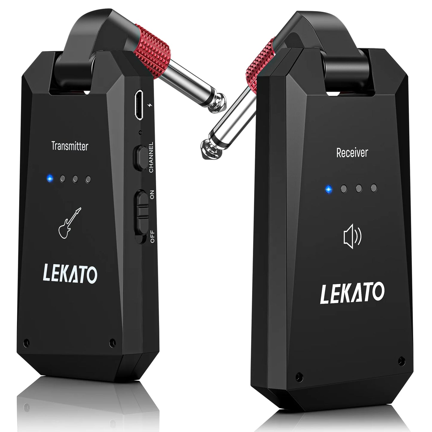 Transmissor e Receptor 5.8GHz com 4 Canais - Sistema Wireless LEKATO WS-90 - Acessórios cordas