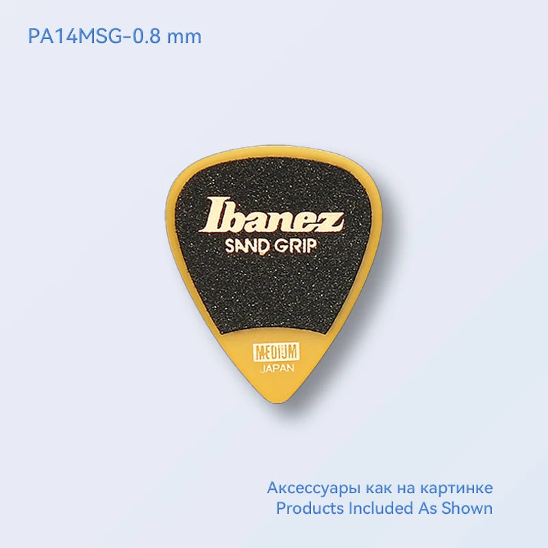 Palhetas de Guitarra Ibanez Grip Wizard Series Sand Grip Antiderrapante 0.8/1.0/1.2mm - Acessórios cordas