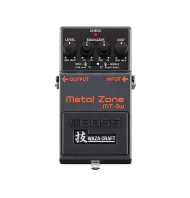Pedal de Distortion Boss MT-2 / MT-2W Metal Zone - Pedais