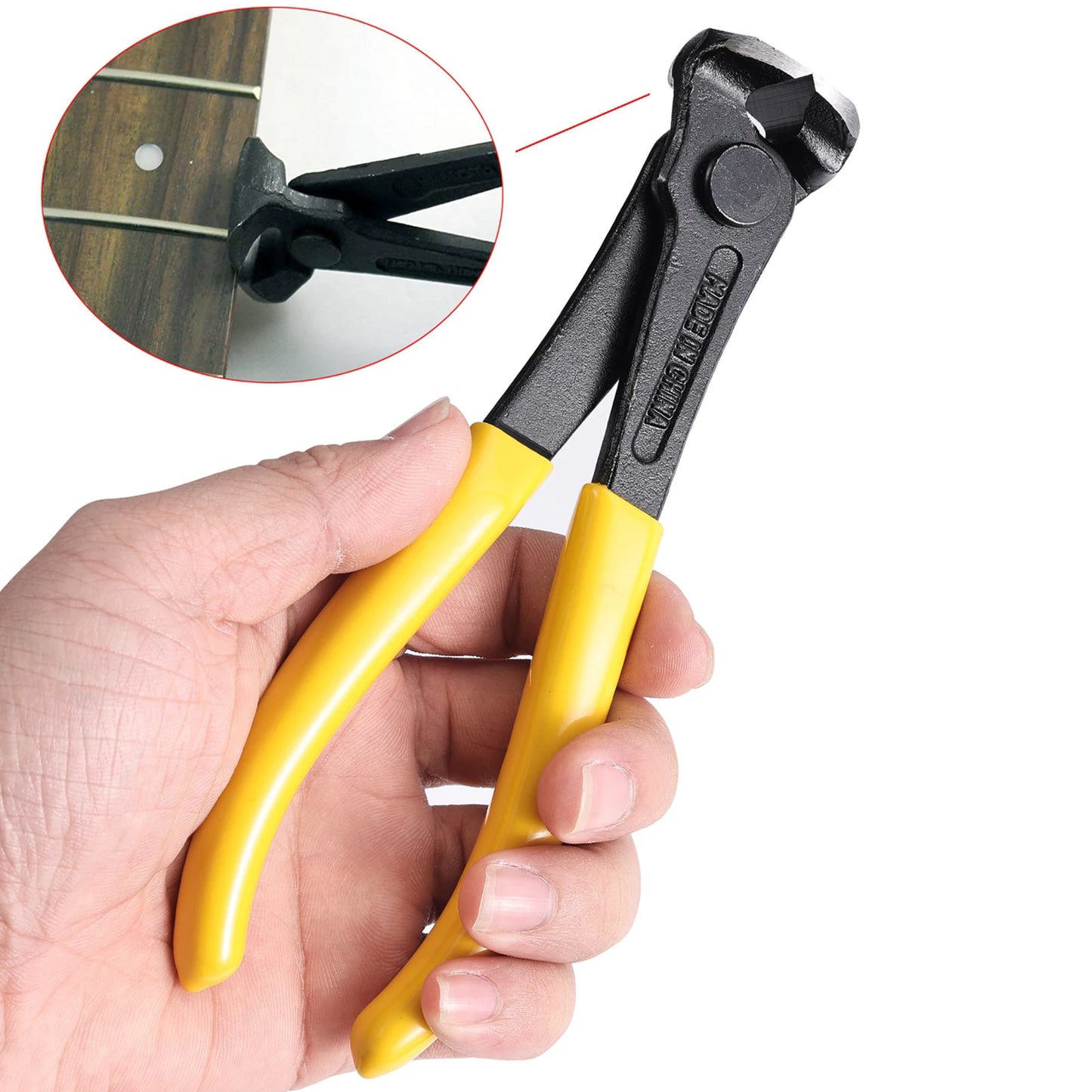 Tesoura Alicate Profissional Cortador Trastes e Cordas - Guitarra e Baixo - Reparo Manutenção Ferramenta Luthier