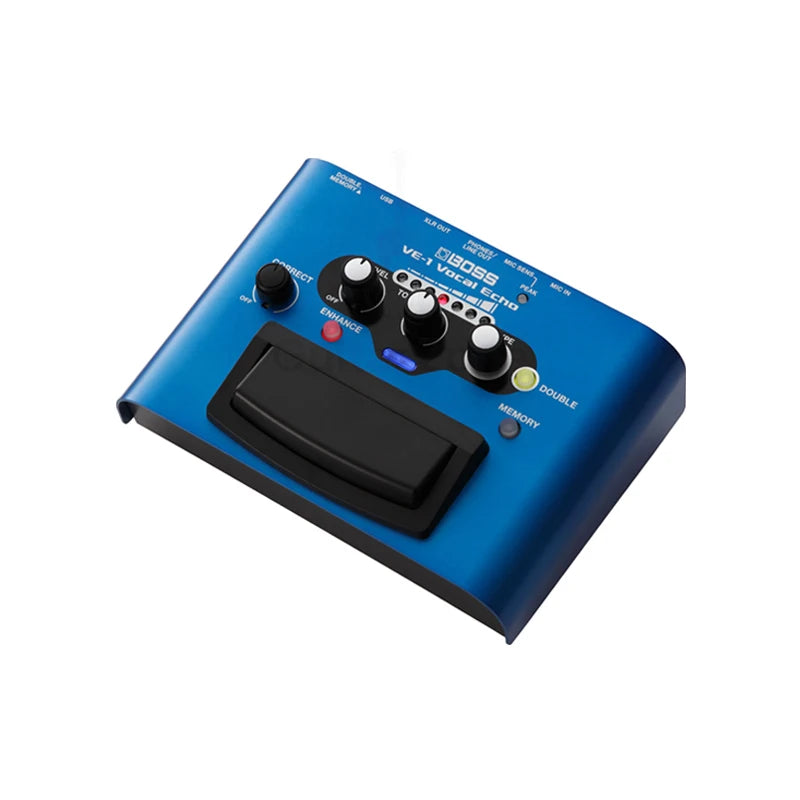Pedal Vocal Echo BOSS VE-1 - Stompbox Profissional Multifuncional para Guitarra, Baixo e Vocal - Pedais