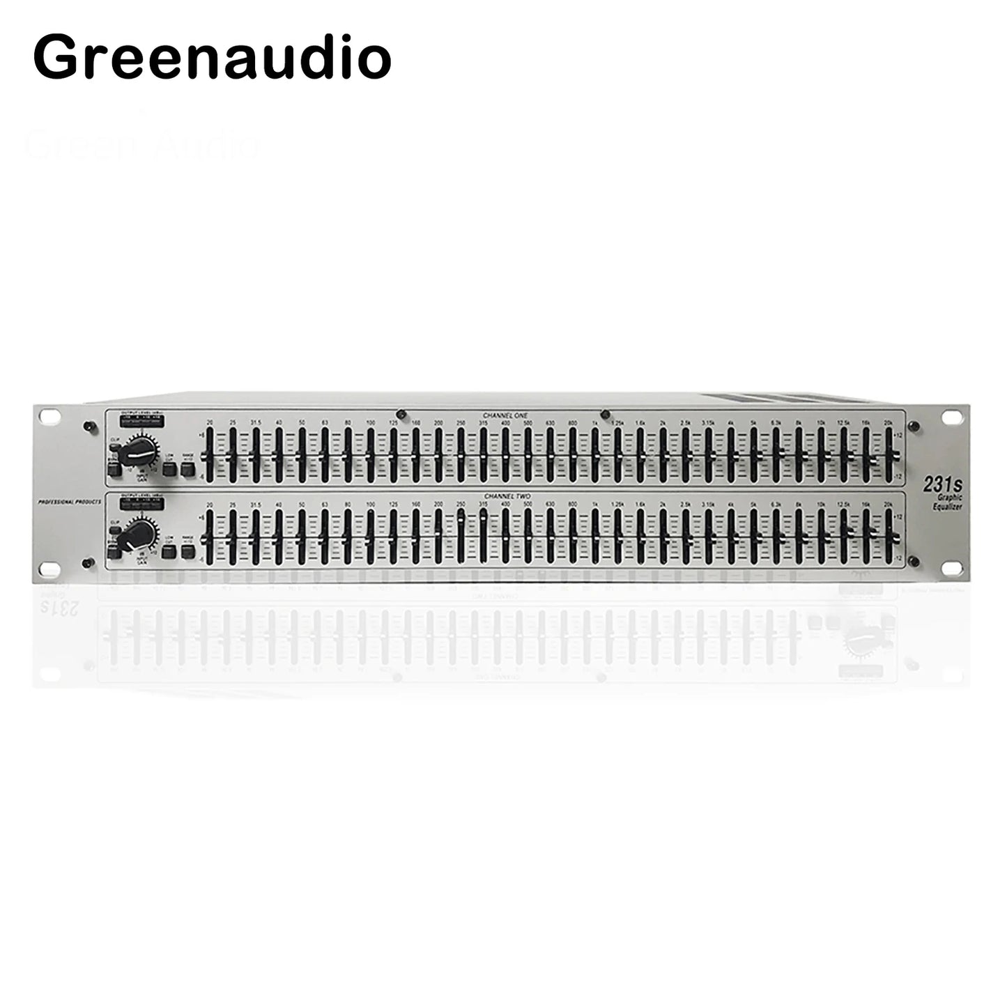 Equalizador Profissional de 31 Bandas Dual Channel GAX-231S - Palco, Conferências, Performances e KTV - Periféricos