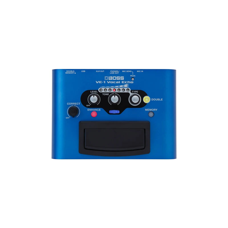 Pedal Vocal Echo BOSS VE-1 - Stompbox Profissional Multifuncional para Guitarra, Baixo e Vocal - Pedais