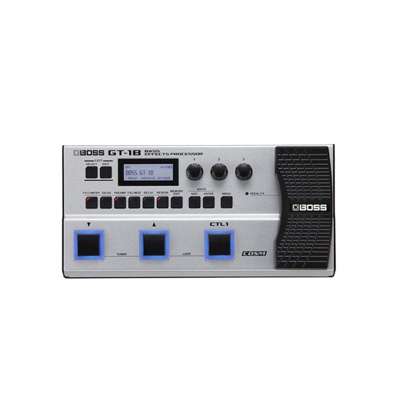 Pedal Multiefetos BOSS GT-1B para Baixo - Processador Completo de Efeitos com Simulação Profissional de Caixa de Som - Multiefeitos
