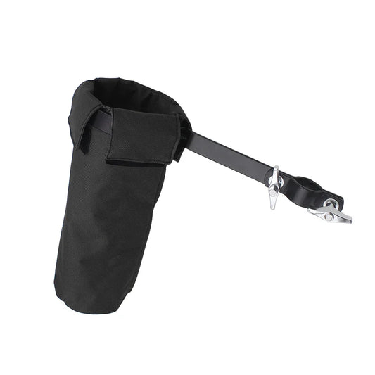 Bolsa Suporte para Baquetas de Bateria Case Cilíndrica Preta 600D Oxford - Acessórios Percussão