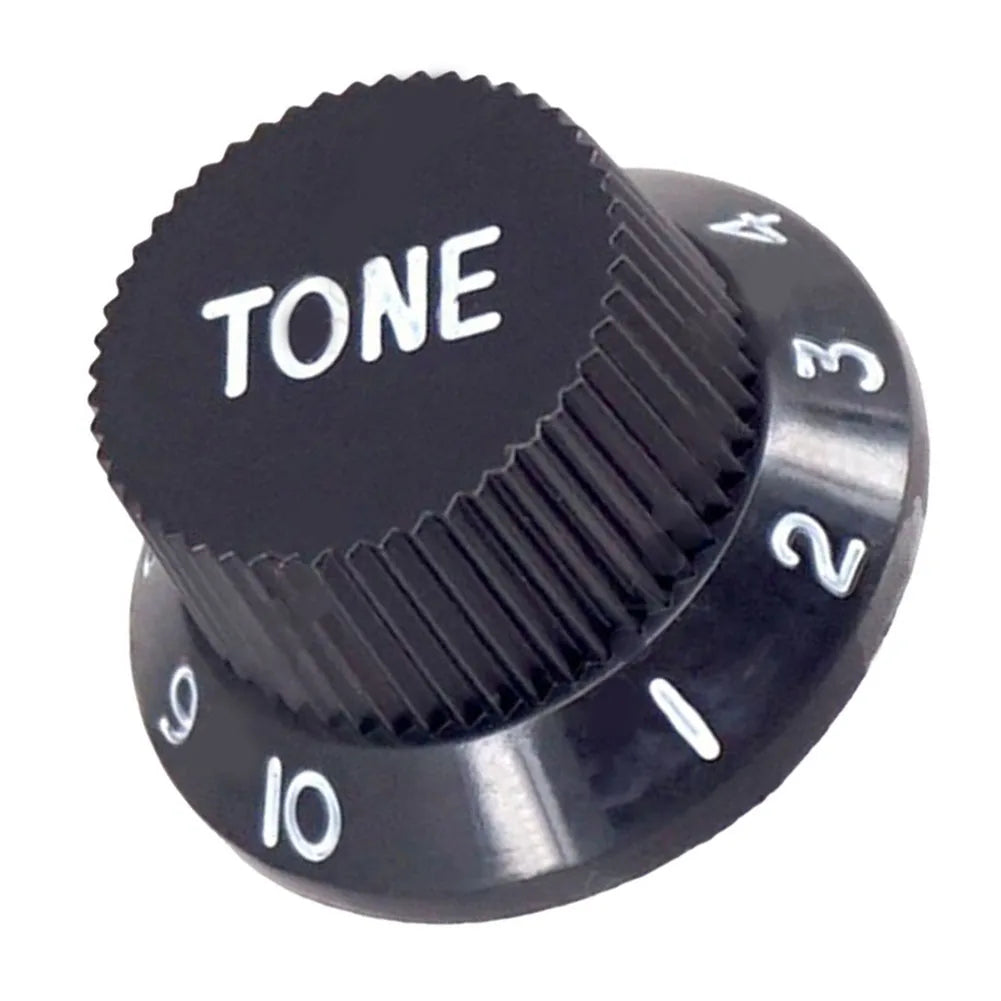 Kit com 3 acabamentos de knobs para Guitarra Strat - 1 de Volume e 2 de Tone para Guitarras ST SQ ou de Tipo Similar - Acessórios cordas