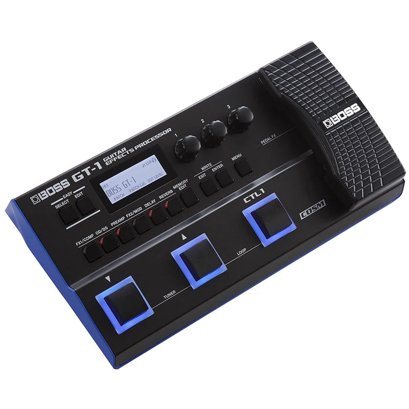 Pedal Multiefeitos Boss GT-1 - Line Selector, Roteador de Entrada/Saída e Seletor de Linha - Multiefeitos