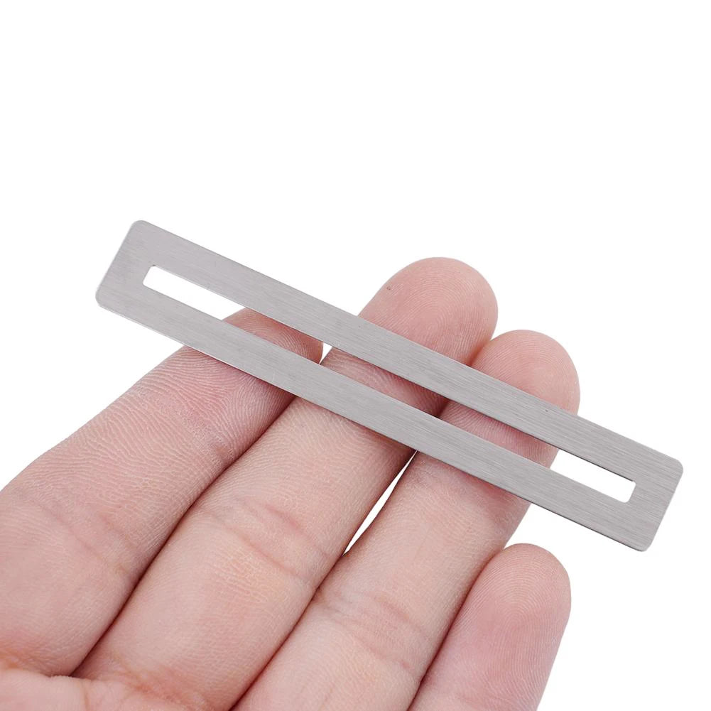 Kit com 2 Protetores de Braço de Guitarra em Aço Inoxidável - Ferramenta Protetora para Escala de Guitarra e Baixo - Ferramentas