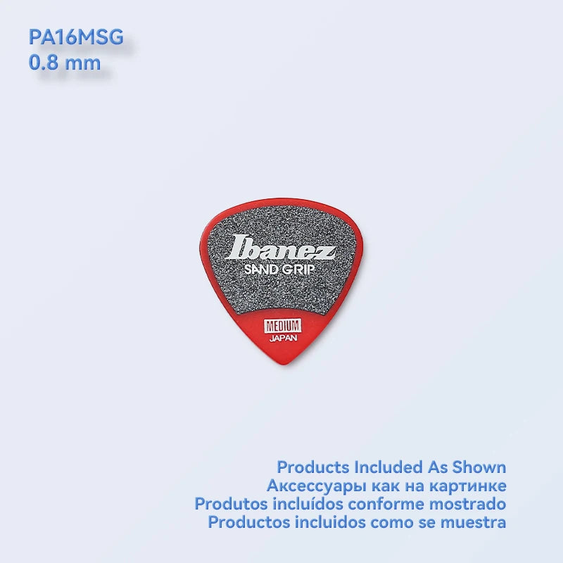 Palhetas de Guitarra Ibanez Grip Wizard Series Sand Grip Antiderrapante 0.8/1.0/1.2mm - Acessórios cordas