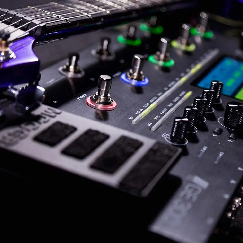 Pedal de Modelagem de Amp e Multi-Efeitos para Guitarra MOOER GE300 Lite - Processador de Efeitos para Gravação - Multiefeitos