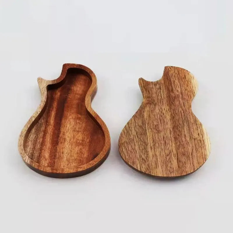 Caixa de Madeira para Palhetas de Guitarra - Container para Plectros (Sem Palhetas Inclusas) - Acessórios cordas