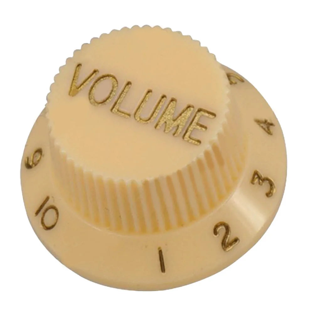 Kit com 3 acabamentos de knobs para Guitarra Strat - 1 de Volume e 2 de Tone para Guitarras ST SQ ou de Tipo Similar - Acessórios cordas