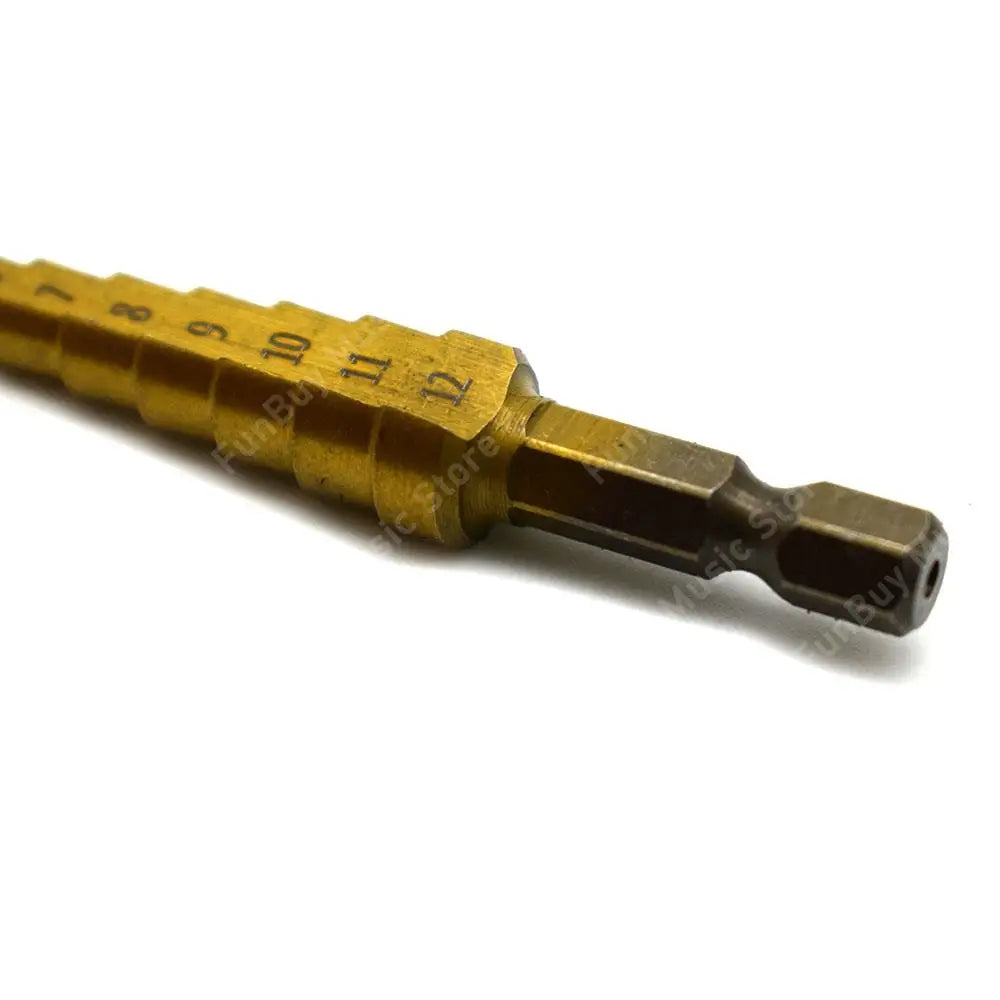 Reamers 3-13MM 5-16MM para para Luthier - Instalação de Captadores, Equalizador ou Cabeçote de Máquina de Afinar Guitarra - Ferramentas