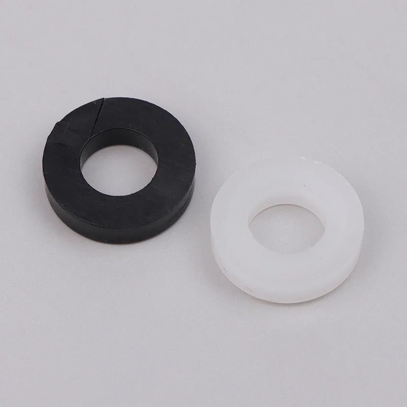 100 Unidades de Arruelas de Nylon para Parafuso de Bateria - Arruelas Planas de Nylon para Lugs de Bateria - Acessórios Percussão