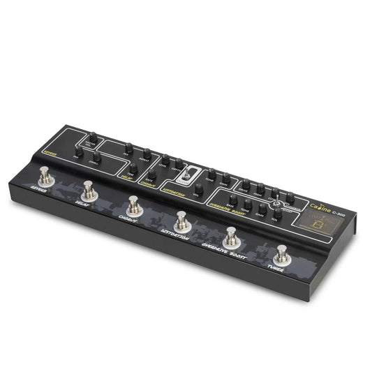 Pedal Multifunção para Guitarra Caline C300 The Midnight Special - Reverb, Delay, Chorus, Distortion, Overdrive, Boost e Afinador Integrado - Multiefeitos