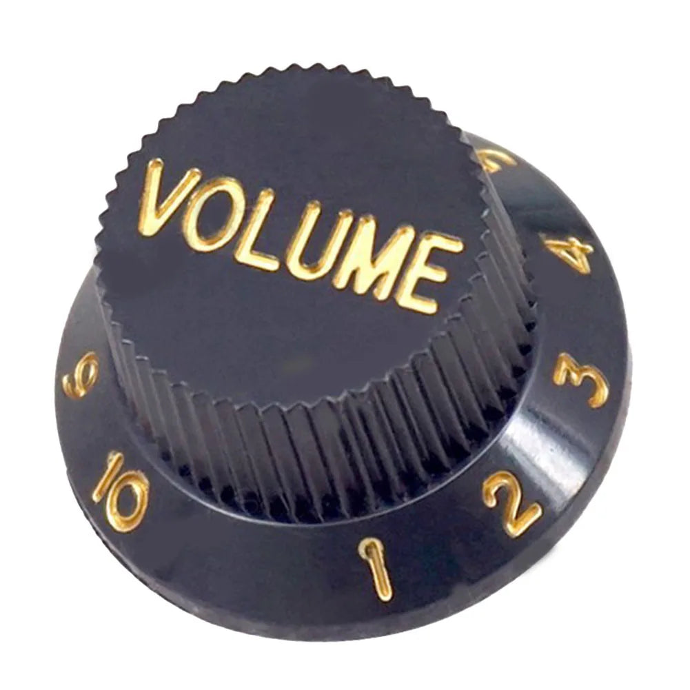 Kit com 3 acabamentos de knobs para Guitarra Strat - 1 de Volume e 2 de Tone para Guitarras ST SQ ou de Tipo Similar - Acessórios cordas