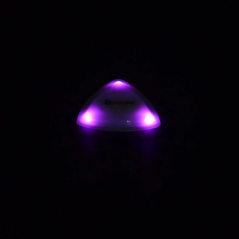 1 ou 2 Peças de Palhetas LED Médias - Plástico com Plectro de Alta Sensibilidade para Baixo e Guitarra - Acessório para cordas