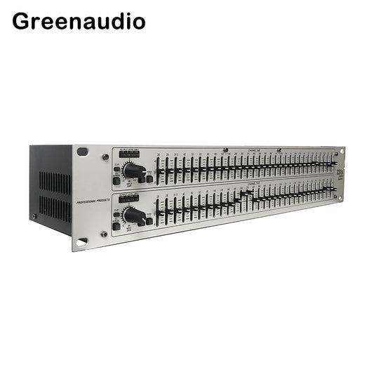 Equalizador Profissional de 31 Bandas Dual Channel GAX-231S - Palco, Conferências, Performances e KTV - Periféricos