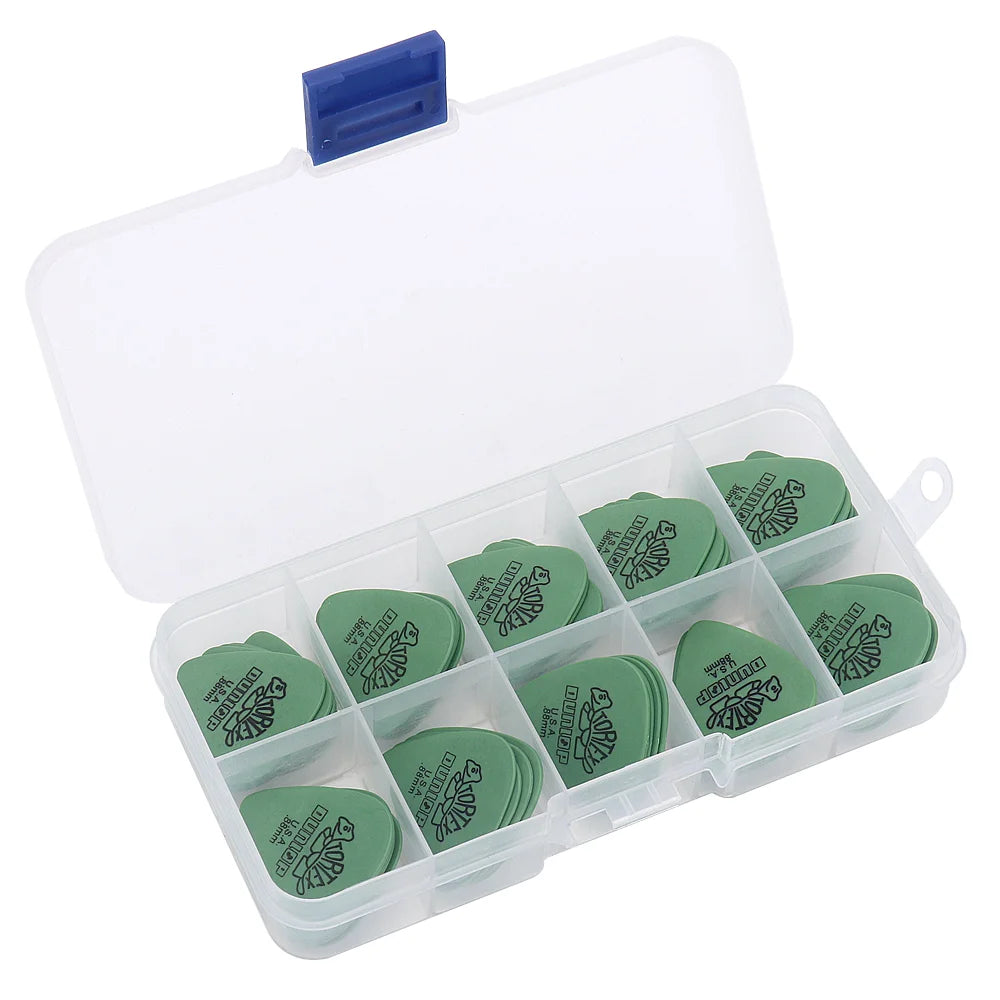 Box 50-100 Unidades Palhetas Dunlop Tortex 0,5mm a 1,14mm - Acessórios cordas