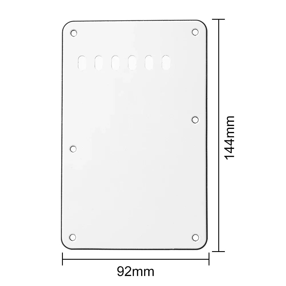 Placa traseira de Tremolo para Guitarra Elétrica com 6 Furos - Acessórios cordas