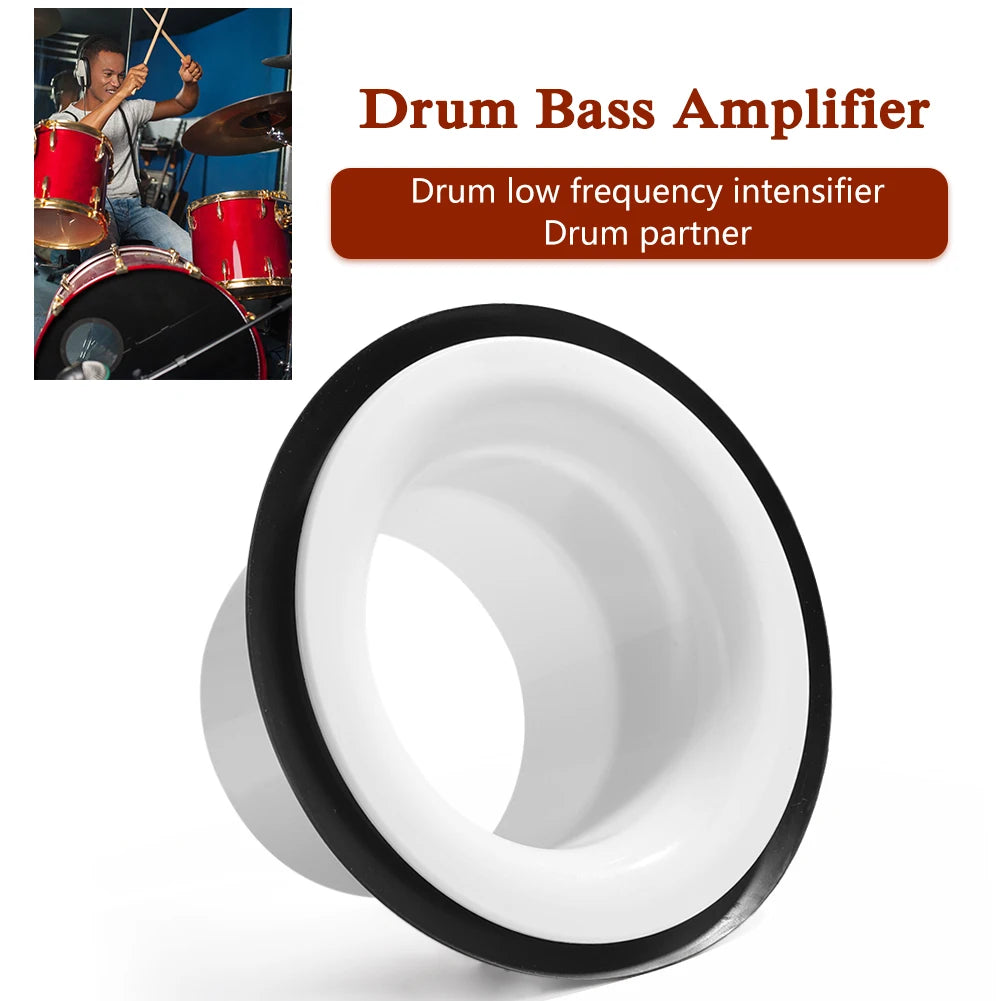 Amplificador de Som para Microfone de Bumbo - Acessório de Proteção para Buraco de Bumbo e Caixa de Som - Acessórios percussão