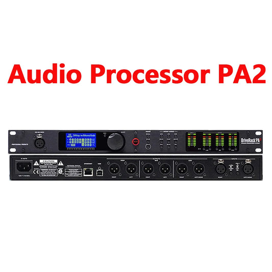 Processador de Áudio PA2 - 2 Entradas e 6 Saídas, Software Original, Driver Profissional para Rack e Processador de Caixa de Som - Periféricos