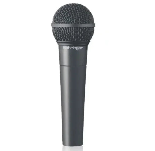 Microfone Vocal Dinâmico Behringer XM8500 Cardióide - Karaoke, Microfone Portátil para Performers e Entusiastas de Gravação em Casa - Microfones