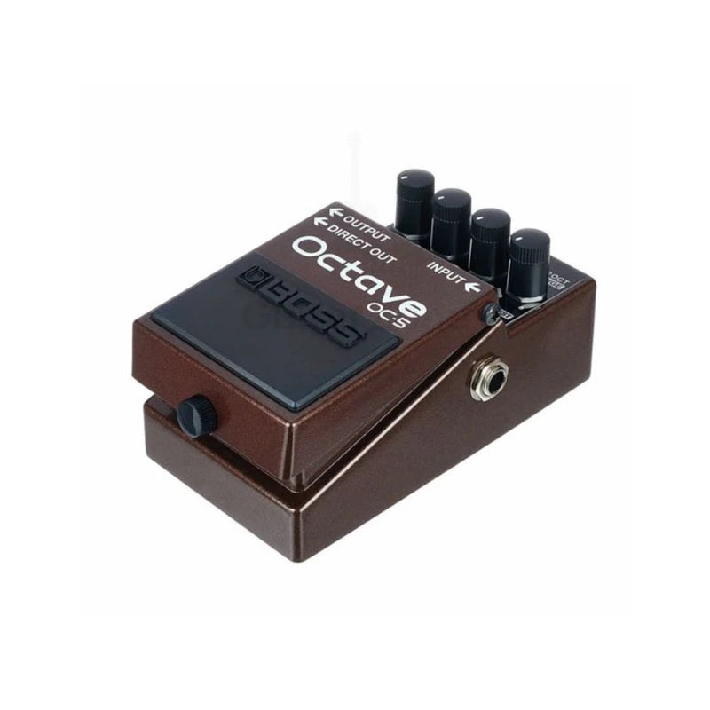 Pedal Octave para Guitarra e Baixo BOSS OC-5 - Modos Super Octave, Polyphonic, Distortion - Pedais