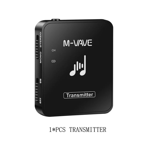 M-WAVE M8 WP-10 Sistema de Transmissão e Recepção sem Fio 2.4G para Monitor de Fone de Ouvido Estéreo/Mono - Gravação e Streaming Musical - Periféricos Acessórios