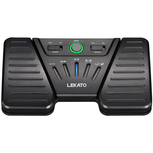 Controle Pedal Sem Fio Bluetooth para Virar Páginas de apps LEKATO - Periféricos