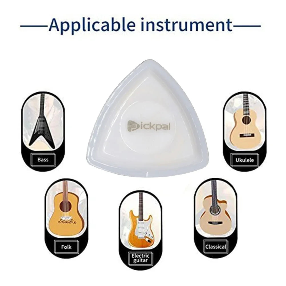 1 ou 2 Peças de Palhetas LED Médias - Plástico com Plectro de Alta Sensibilidade para Baixo e Guitarra - Acessório para cordas