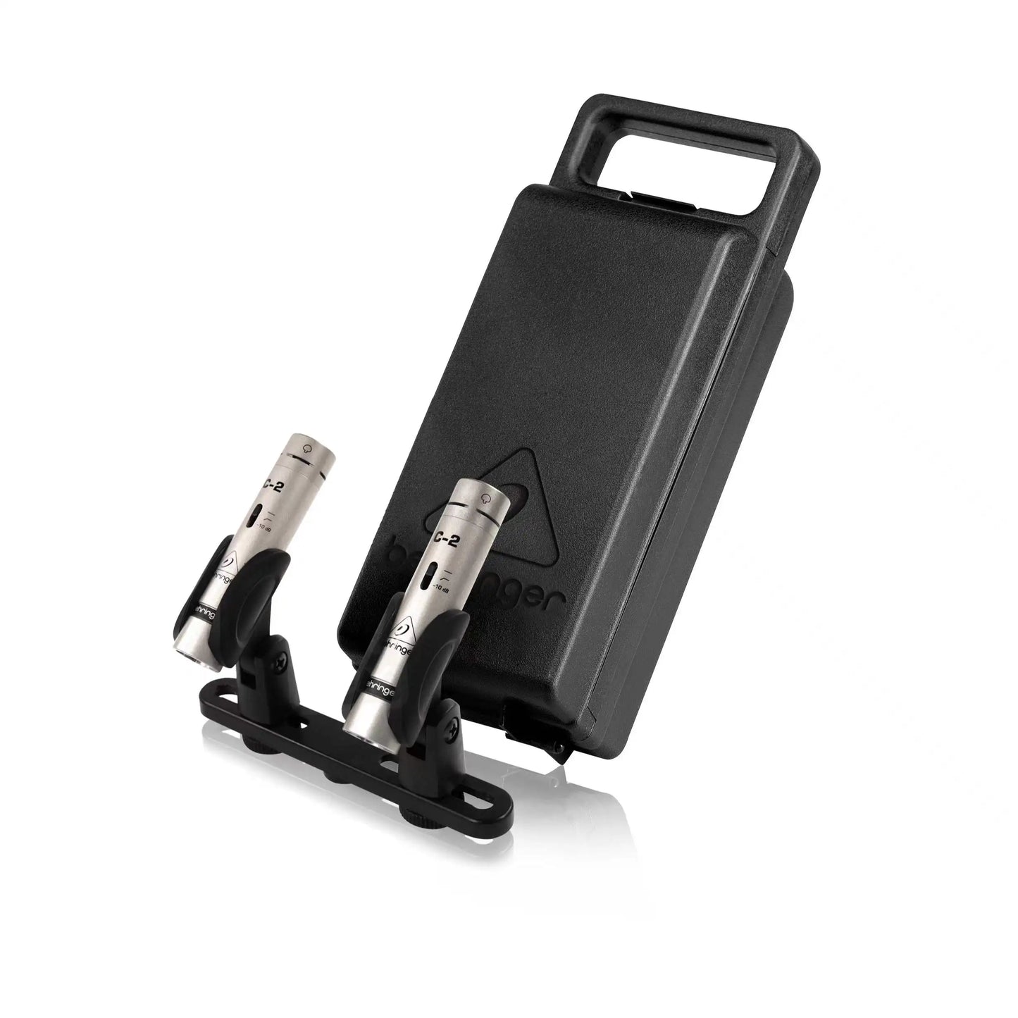 Microfones Condensadores Behringer C-2 Pareados - Padrão Cardióide e Diafragma de Baixo Peso para Gravação Estéreo - Microfones