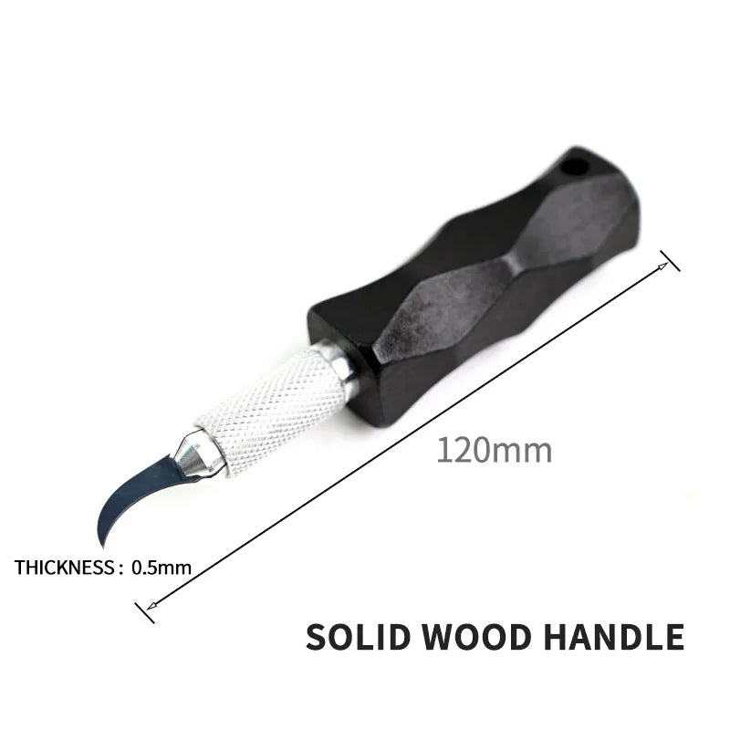 Ferramenta para Limpeza de Ranhura de Traste de Guitarra - Reparação de Trastes e Manutenção de Escala para Guitarras Elétricas e Acústicas - Ferramentas