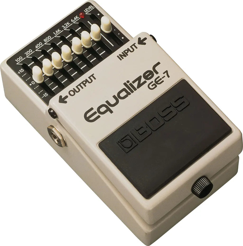 Pedal Equalizador BOSS GE-7 - 7 Bandas para Guitarra e Baixo - Pedais
