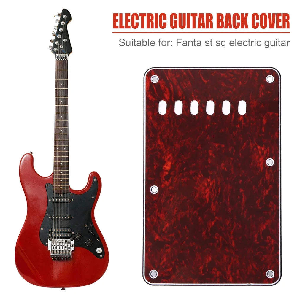 Placa traseira de Tremolo para Guitarra Elétrica com 6 Furos - Acessórios cordas