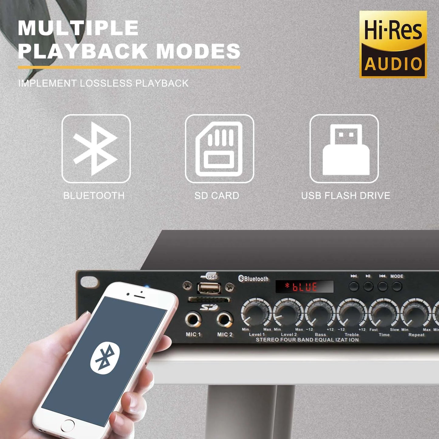 Processador Digital Multi-Efeito Profissional XGES-160 - Reverberação com 99 Efeitos, Processador de Áudio DSP, Multi-Efeito e Equalizador - Periféricos