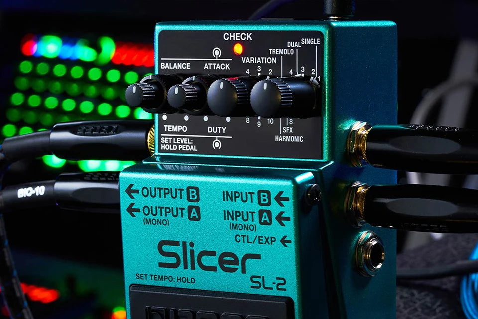 Pedal Slicer BOSS SL-2 – Processador de Padrões de Áudio para Guitarra e Acessórios de Efeito - Pedais